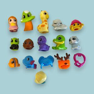 Blip Toys Squinkies Do Drops Lot of 16 Figures & Accessories Fish Poodle Crab +
